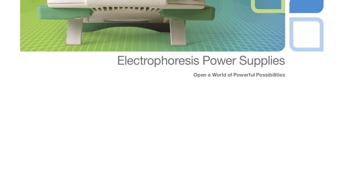 Electrophoresis Power Supplies